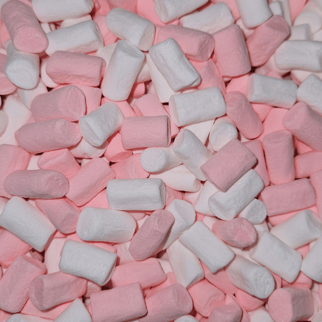 Mini Pink & White Marshmallows