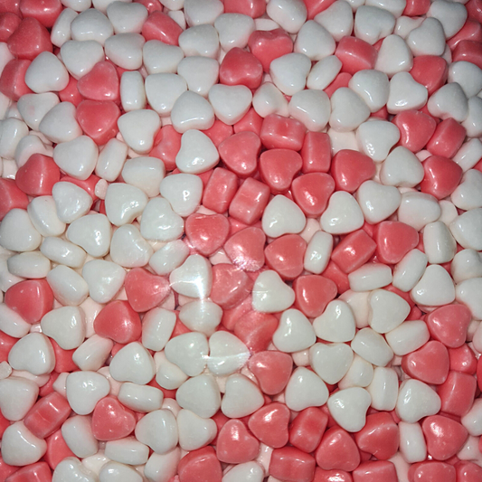 Pink & White Candy Hearts